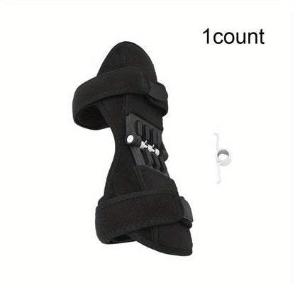 Knee Support Brace with 4 Springs, Knee Brace for Men & Women, Universal Sports Knee Pads for Running Jogging Cycling